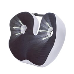 orthopedic memory foam seat cushion for sciatica relief and long sitting comfort