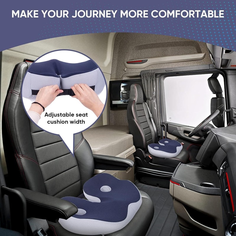 Orthopedic Memory Foam Seat Cushion For Sciatica Relief And Long Sitting Comfort 9
