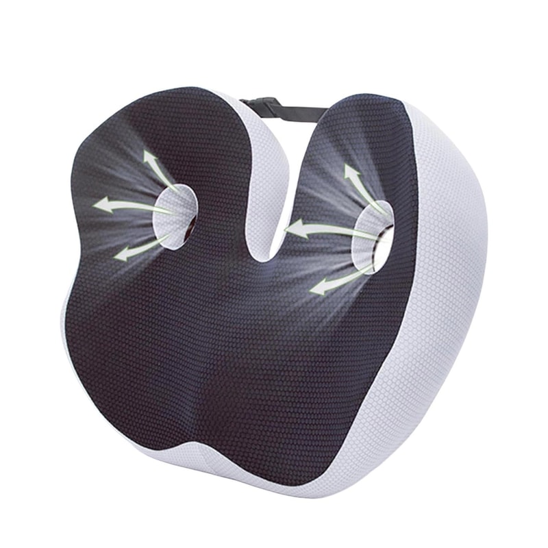 Orthopedic Memory Foam Seat Cushion For Sciatica Relief And Long Sitting Comfort 10