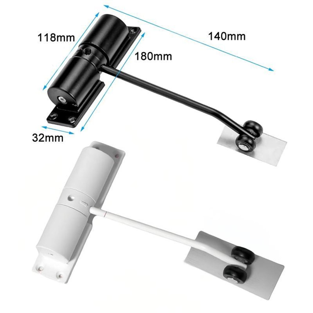 Automatic Door Closer With Silent Spring Buffer For Home Office Doors 1