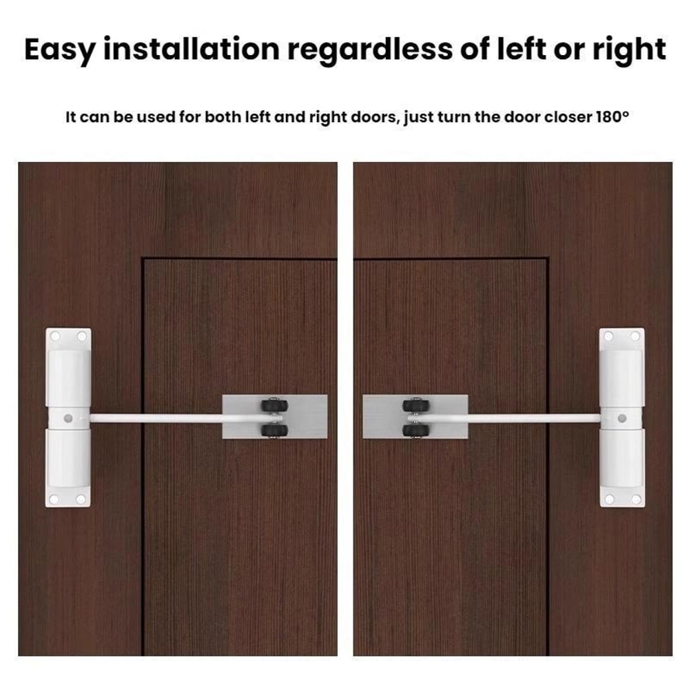 Automatic Door Closer With Silent Spring Buffer For Home Office Doors 4