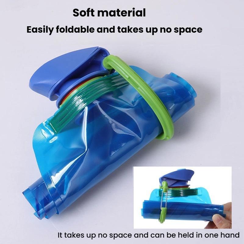 Foldable Hydration Pack Water Bag 700ml BPA Free Portable Collapsible Water Bottle For Outdoor Spor 2