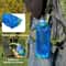 Foldable Hydration Pack Water Bag 700ml BPA Free Portable Collapsible Water Bottle For Outdoor Spor 8