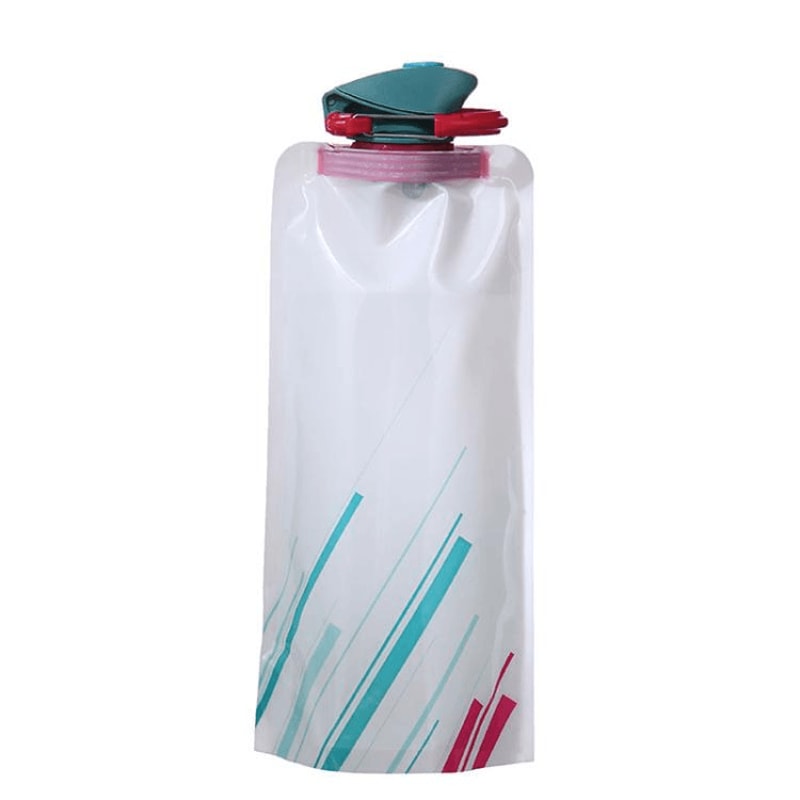 Foldable Hydration Pack Water Bag 700ml BPA Free Portable Collapsible Water Bottle For Outdoor Spor 11