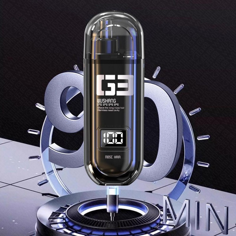USBC Rechargeable Nose Hair Trimmer With Gentle 360 Precision Grooming 5