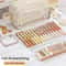 10 Layer Transparent Pen Pouch Large Capacity Stationery Organizer For School And Office 3