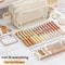 10 Layer Transparent Pen Pouch Large Capacity Stationery Organizer For School And Office 3