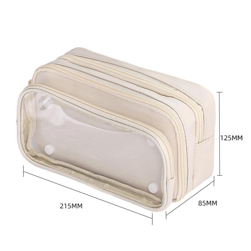 10 Layer Transparent Pen Pouch Large Capacity Stationery Organizer For School And Office 5