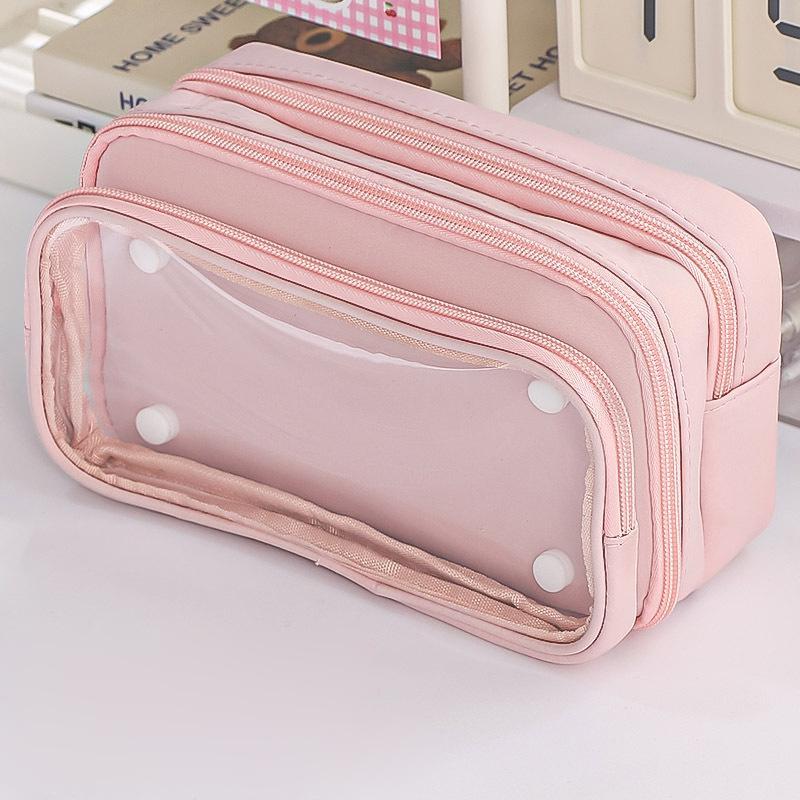 10 Layer Transparent Pen Pouch Large Capacity Stationery Organizer For School And Office 6