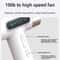 Cordless High-Speed Hair Dryer with 100,000 RPM Motor & USB-C Fast Charging