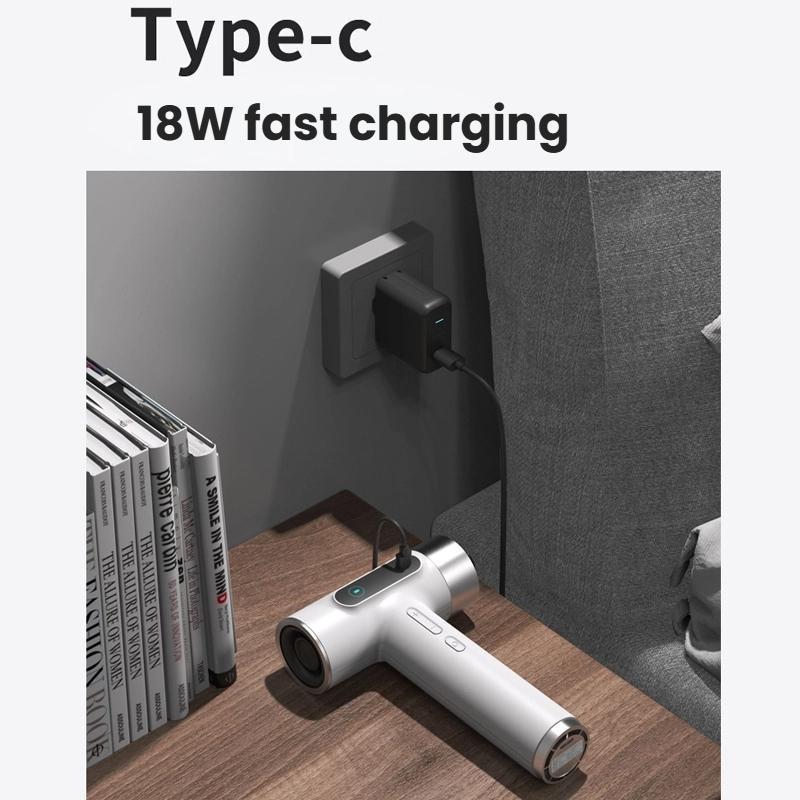 Cordless High-Speed Hair Dryer with 100,000 RPM Motor & USB-C Fast Charging