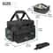 Large Travel Makeup Bag with Removable Dividers & Clear Organizer Pockets