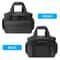 Large Travel Makeup Bag with Removable Dividers & Clear Organizer Pockets
