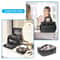 Large Travel Makeup Bag with Removable Dividers & Clear Organizer Pockets