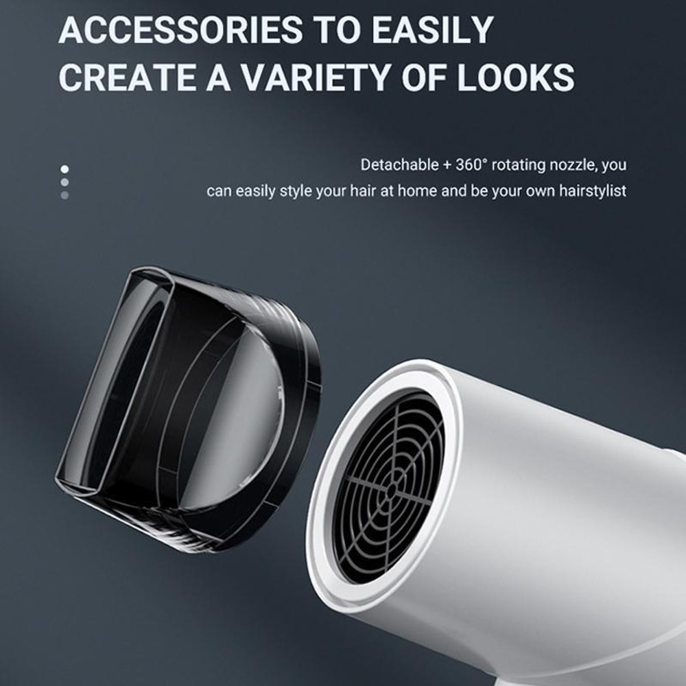 Negative Ion Hair Dryer With Protein Hair Care Turbo Fast Dry Technology 3