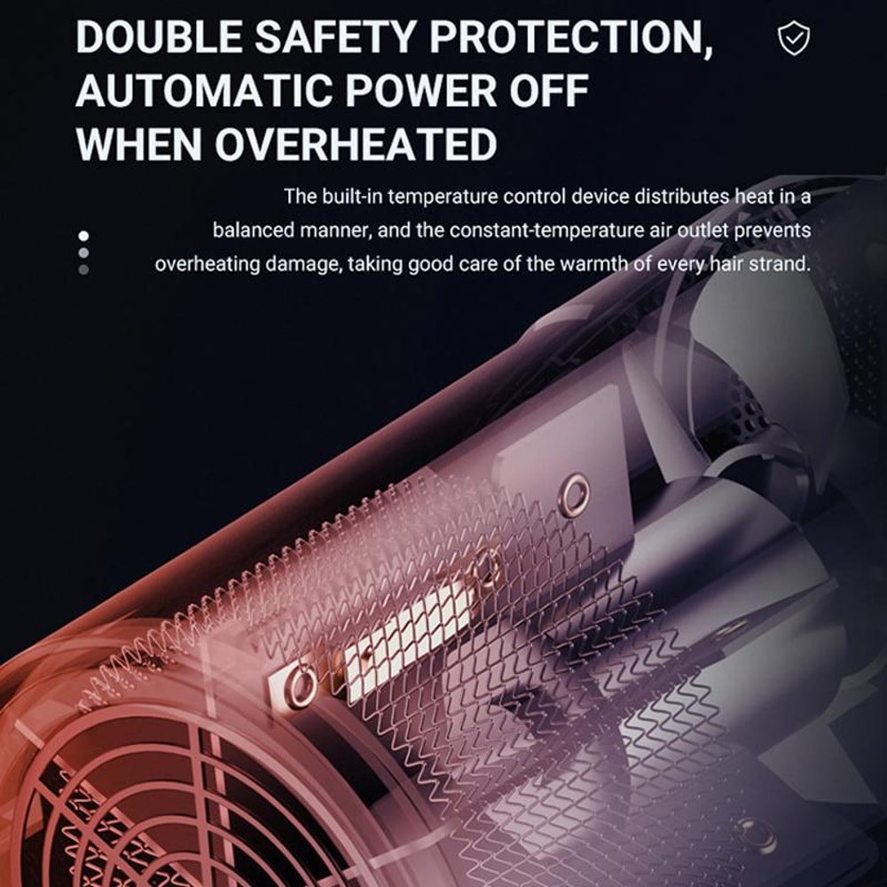 Negative Ion Hair Dryer With Protein Hair Care Turbo Fast Dry Technology 13