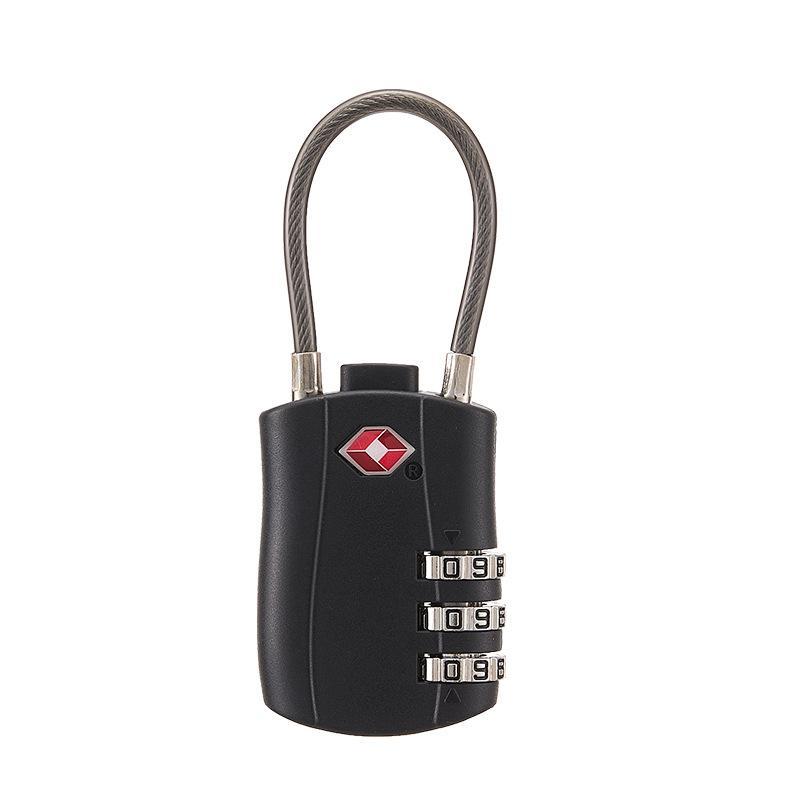 3Digit Cable Luggage Lock For Suitcases Travel Bags Gym Lockers 7