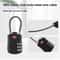 3Digit Cable Luggage Lock For Suitcases Travel Bags Gym Lockers 2