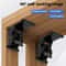Heavy Duty SelfLocking Folding Hinge For Table Legs Beds Foldable Furniture Support 2