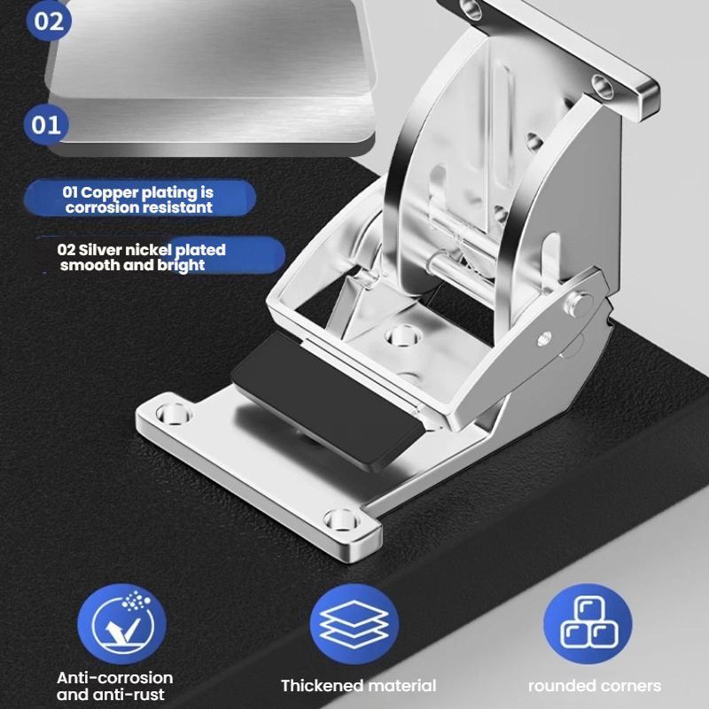 Heavy Duty SelfLocking Folding Hinge For Table Legs Beds Foldable Furniture Support 4
