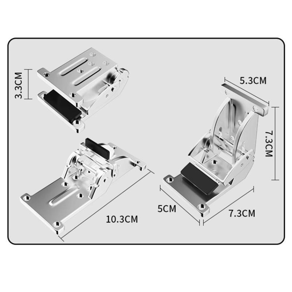 Heavy Duty SelfLocking Folding Hinge For Table Legs Beds Foldable Furniture Support 6