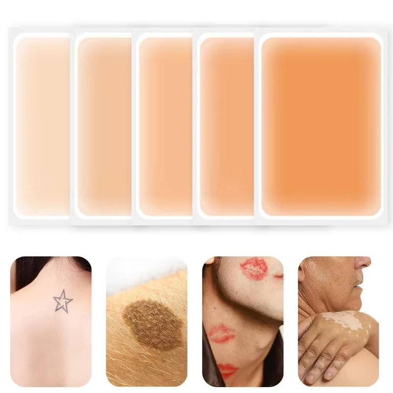 UltraThin Tattoo Cover Up Patch Waterproof Concealer For Scars Birthmarks Skin Imperfections 6PCS 1