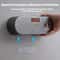 Smart UV Toothbrush Sanitizer Wall Mounted Holder with Automatic Toothpaste Dispenser