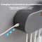 Smart UV Toothbrush Sanitizer Wall Mounted Holder with Automatic Toothpaste Dispenser