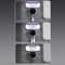 Smart UV Toothbrush Sanitizer Holder with Razor Rack & Sensor Display
