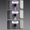 Smart UV Toothbrush Sanitizer Holder with Razor Rack & Sensor Display