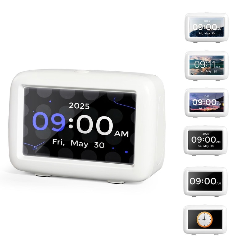 4.3 Inch Digital Dementia Clock with Date Display and Auto Brightness