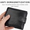 Vintage RFID Mens Wallet With Zipper Coin Pocket And Multi Card Slots 4