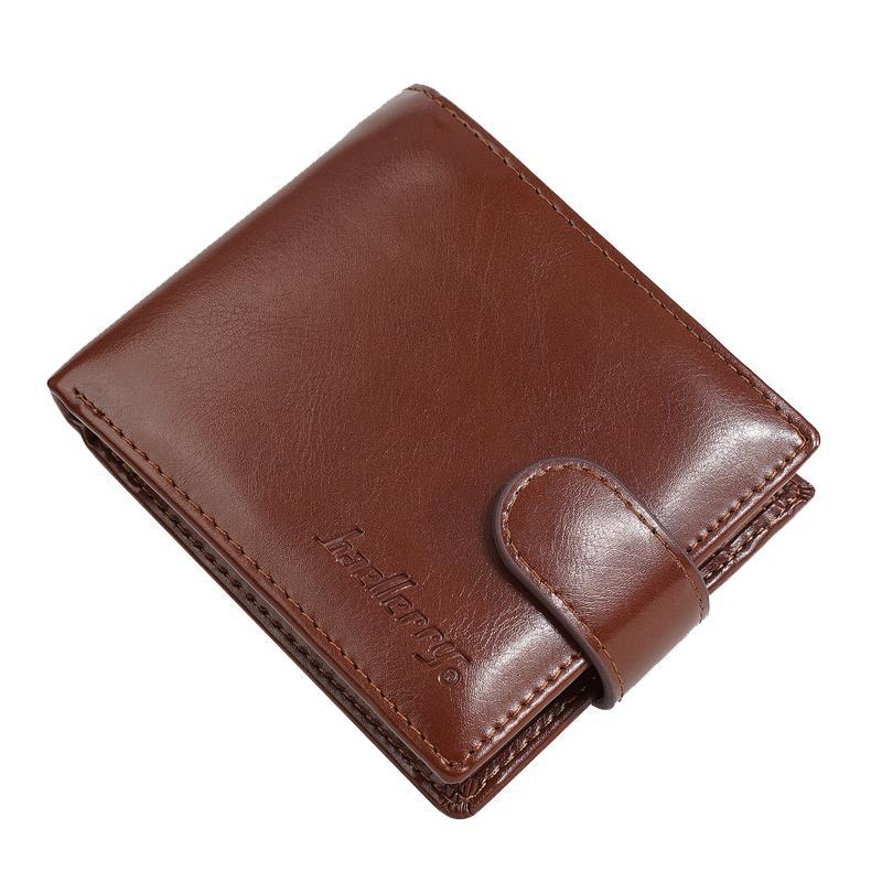 Vintage RFID Mens Wallet With Zipper Coin Pocket And Multi Card Slots 9