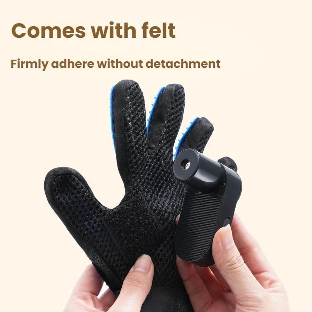 Pet Grooming Gloves For Cats Dogs With Massage Brush Water Mist Cleaner 3