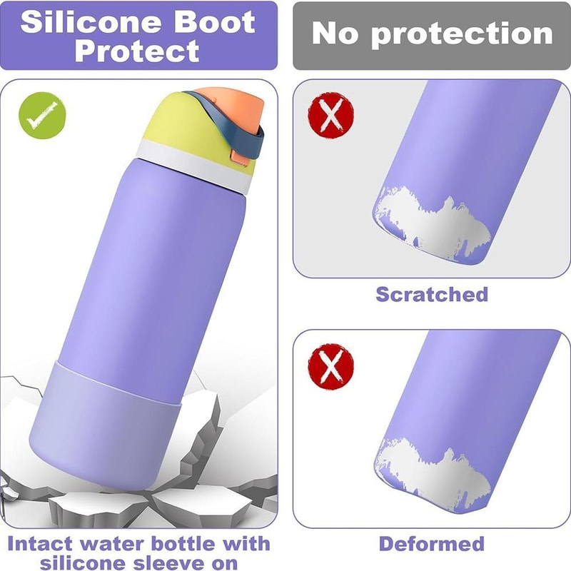 3pcs Owala Bottle Boot Silicone Base Protectors For 24oz Free Sip Twist Flip Bottles 4