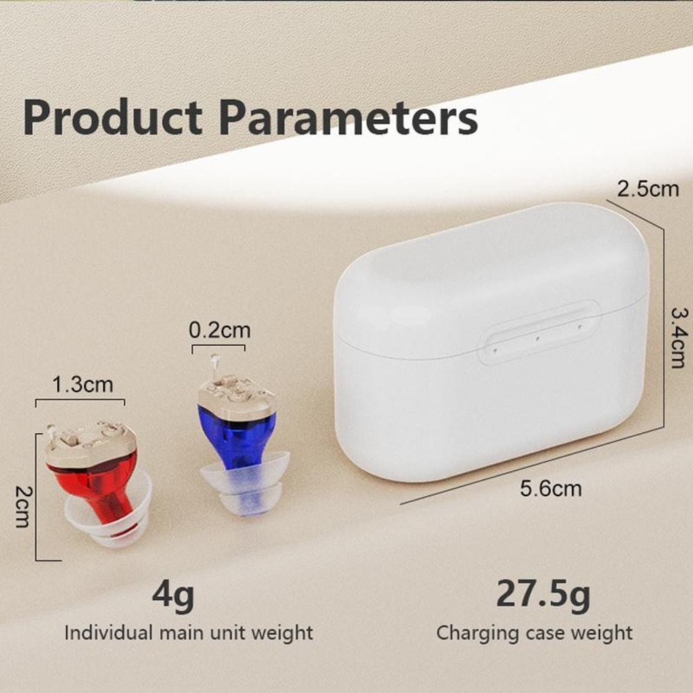 Invisible Hearing Amplifier With Charging Case For Seniors And Adults 8