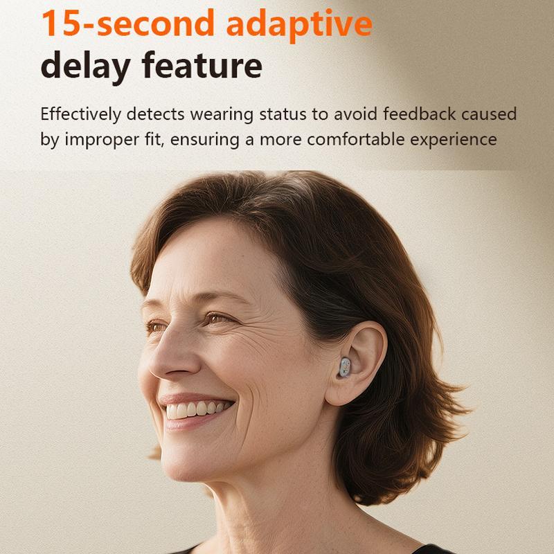 Invisible Hearing Amplifier With Charging Case For Seniors And Adults 6