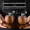 Wood Manual Pepper Grinder With Ceramic Core Adjustable Spice Mill 4