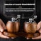 Wood Manual Pepper Grinder With Ceramic Core Adjustable Spice Mill 4