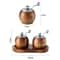 Wood Manual Pepper Grinder With Ceramic Core Adjustable Spice Mill 7