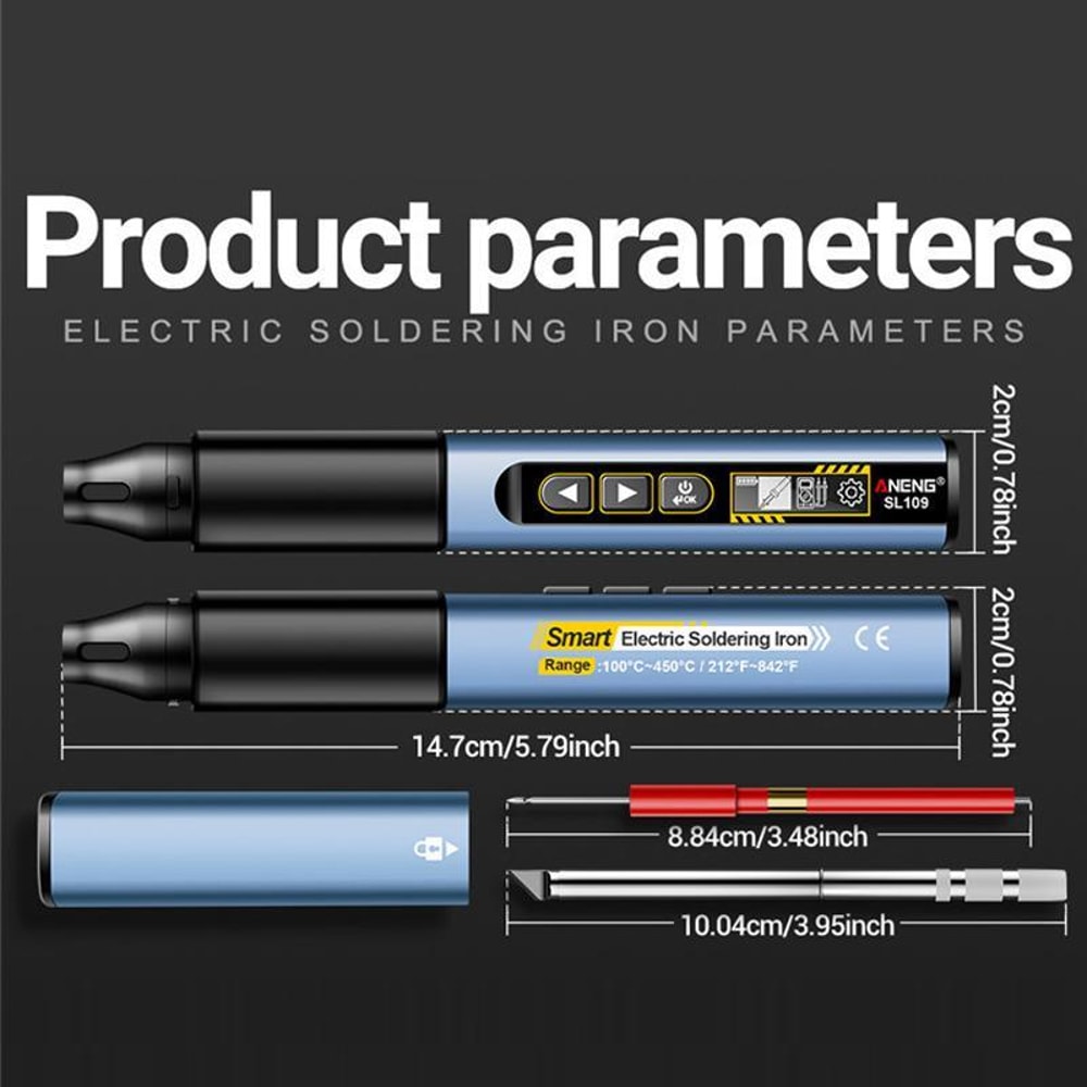 75W Portable Soldering Iron With Digital Multimeter USBC Fast Charging 3