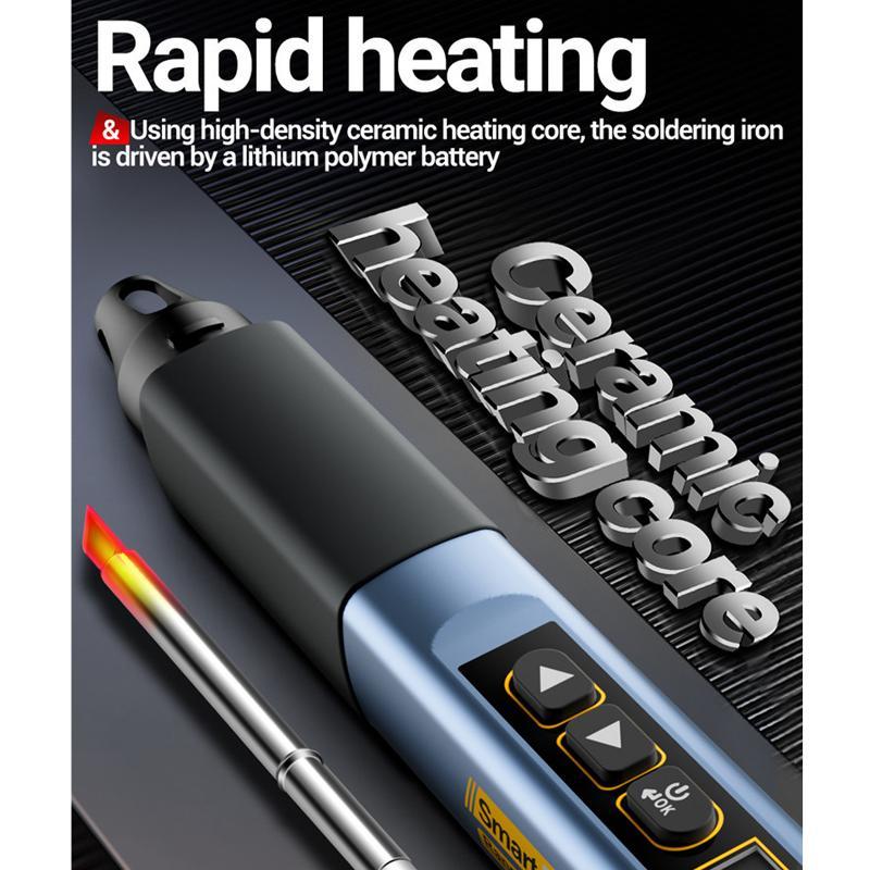 75W Portable Soldering Iron With Digital Multimeter USBC Fast Charging 5