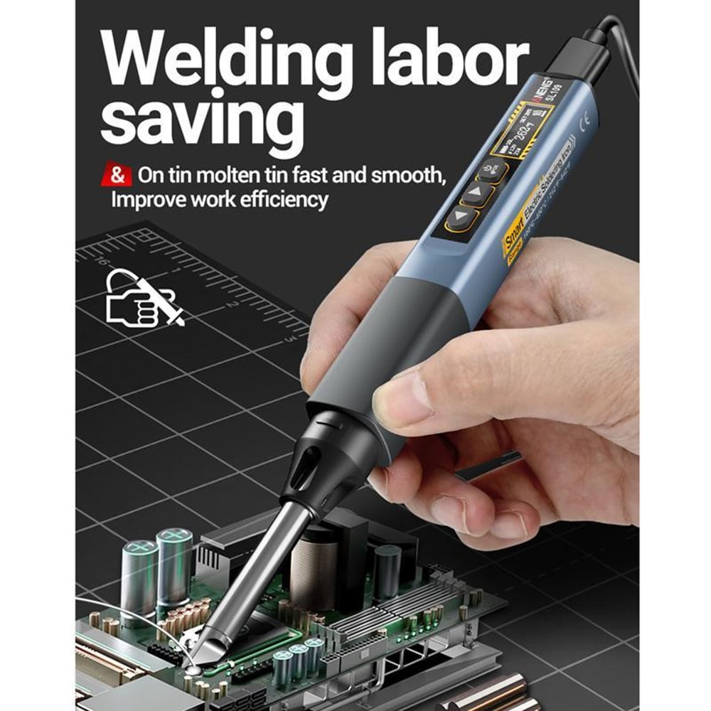 75W Portable Soldering Iron With Digital Multimeter USBC Fast Charging 6