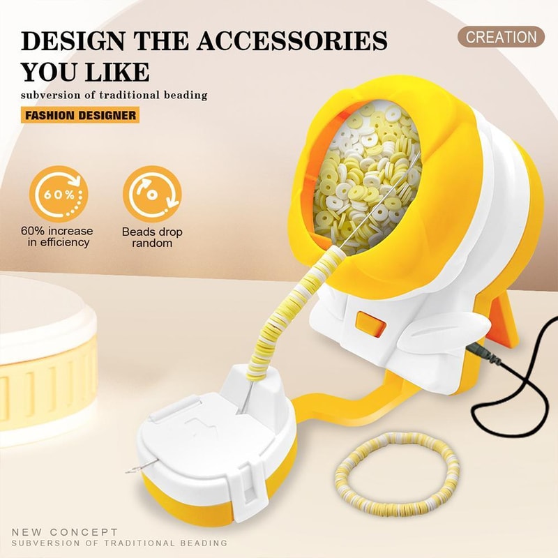 USB Powered Automatic Beading Machine For DIY Jewelry Making And Fast Bead Stringing 2