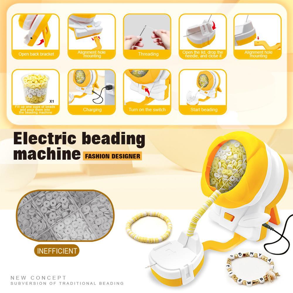 USB Powered Automatic Beading Machine For DIY Jewelry Making And Fast Bead Stringing 3