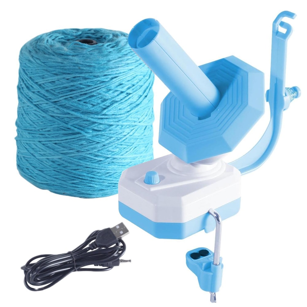 USB Electric Yarn Ball Winder Machine for Knitting & Crochet Quiet Portable Wool Winder