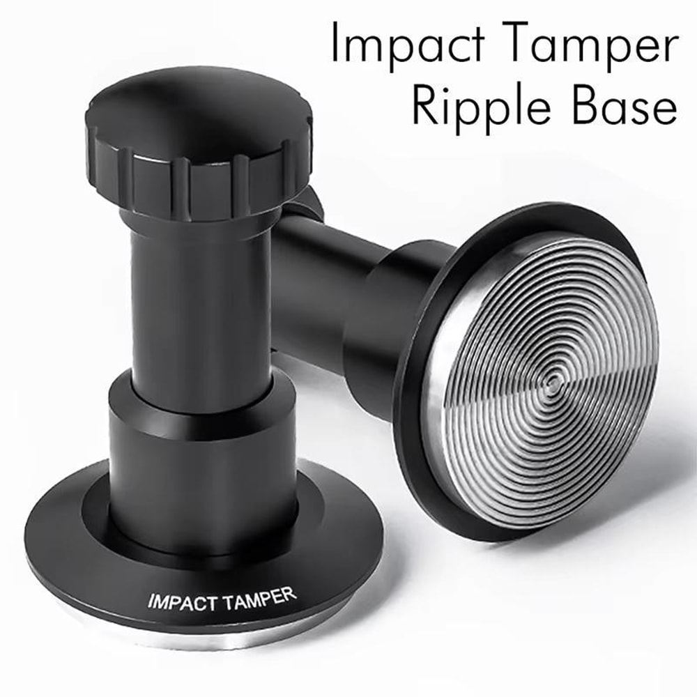 Precision Impact Espresso Tamper Adjustable Spring Loaded Coffee Tamper With Stainless Steel Base 2