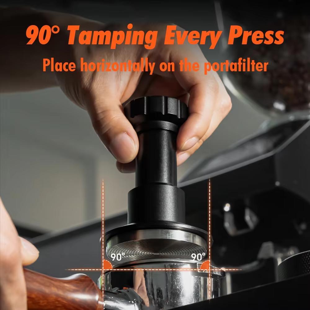 Precision Impact Espresso Tamper Adjustable Spring Loaded Coffee Tamper With Stainless Steel Base 5