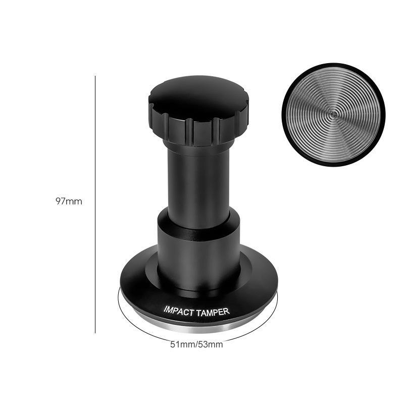 Precision Impact Espresso Tamper Adjustable Spring Loaded Coffee Tamper With Stainless Steel Base 7