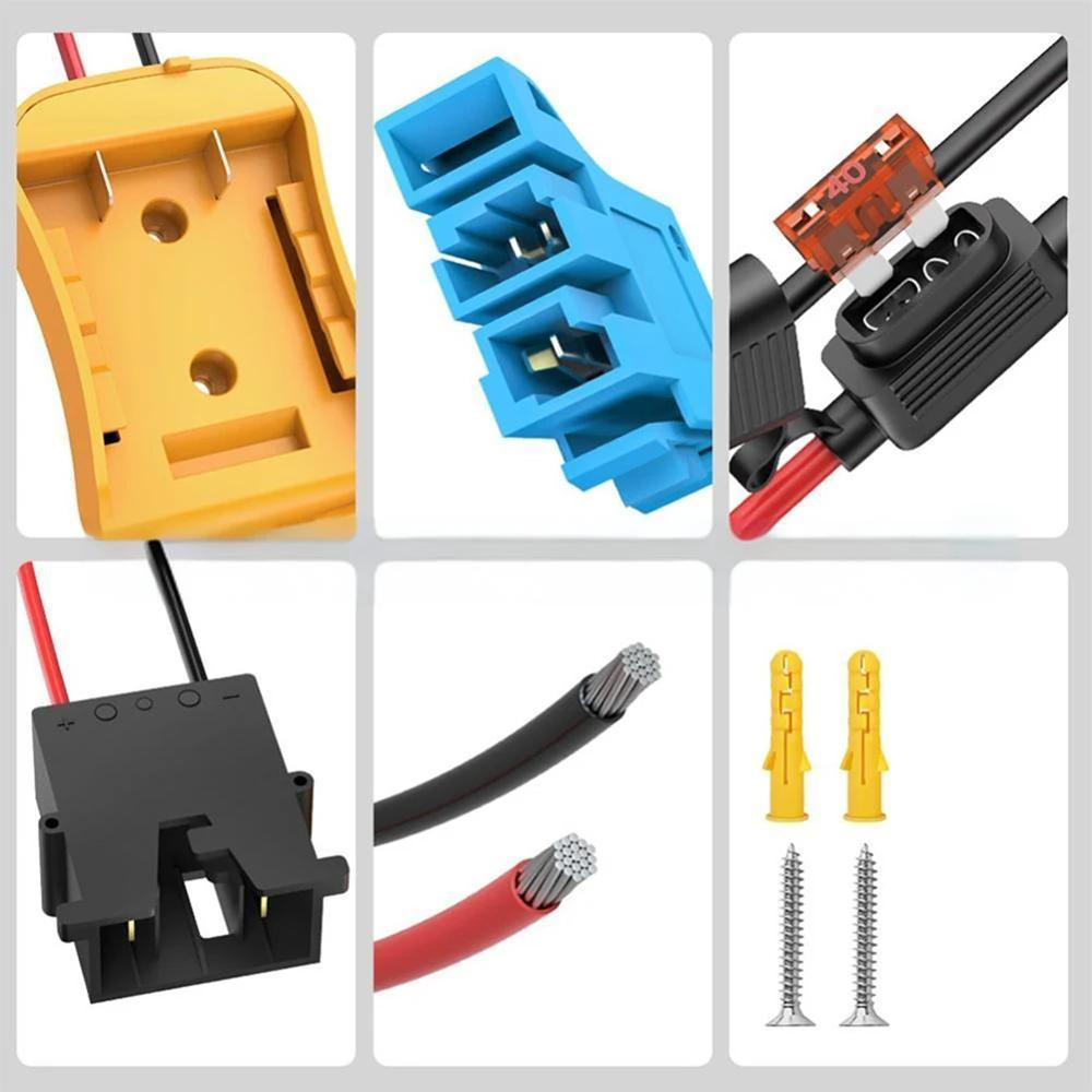 Battery Adapter With UPS Harness Connector For Power Wheels DIY Projects 3